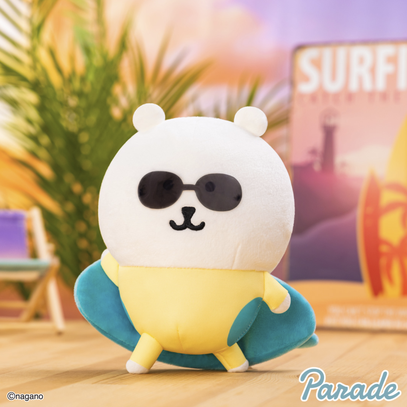 In-stock] Nagano Characters Joke Bear Surfing Plush — CHIIKAWA MERCH